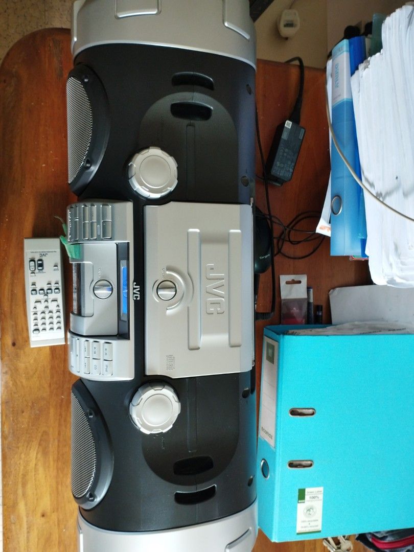 JVC Powered Woofer CD System, Audio, Portable Music Players on Carousell