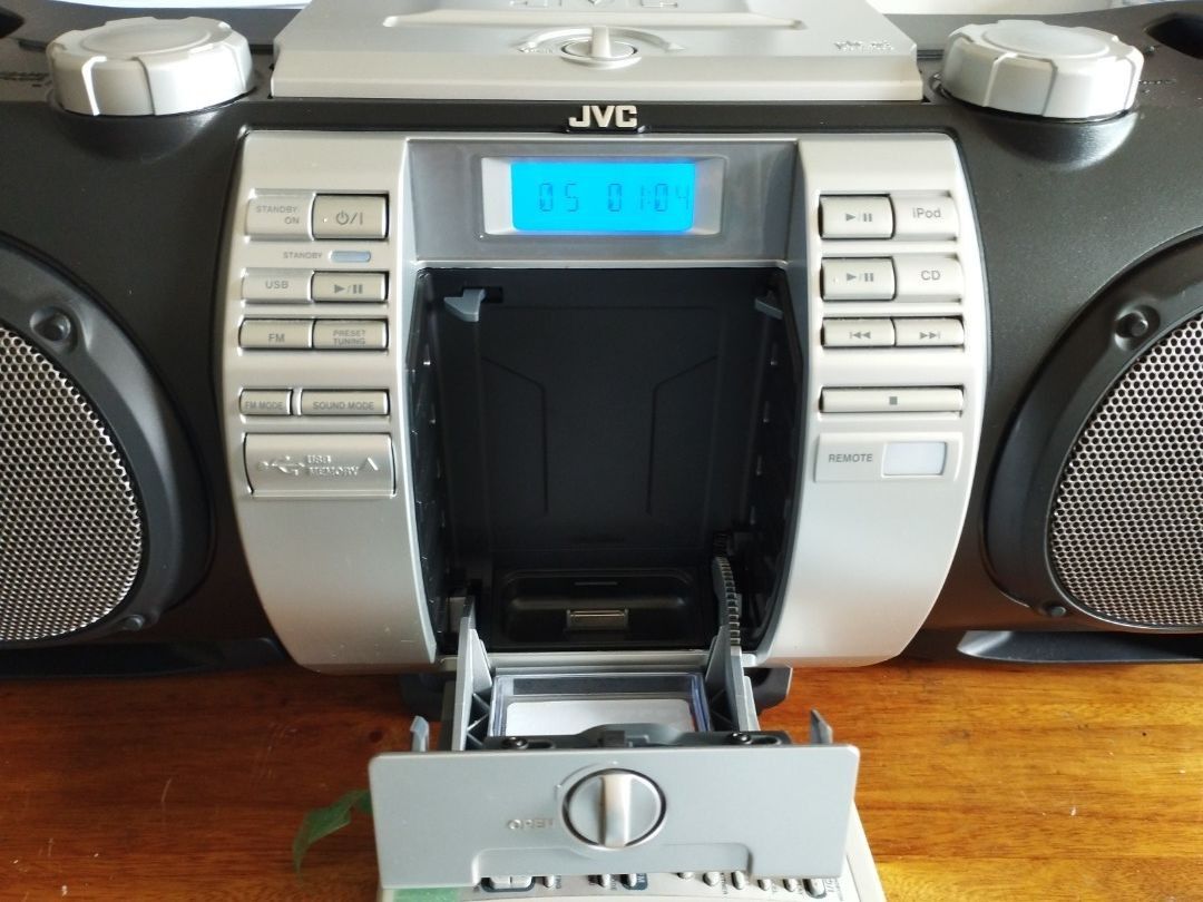 JVC Powered Woofer CD System, Audio, Portable Music Players on Carousell