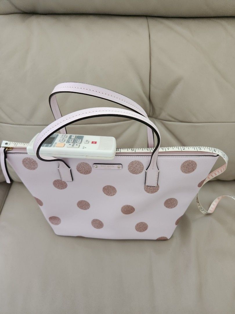 Kate spade glitter polka dot purse top