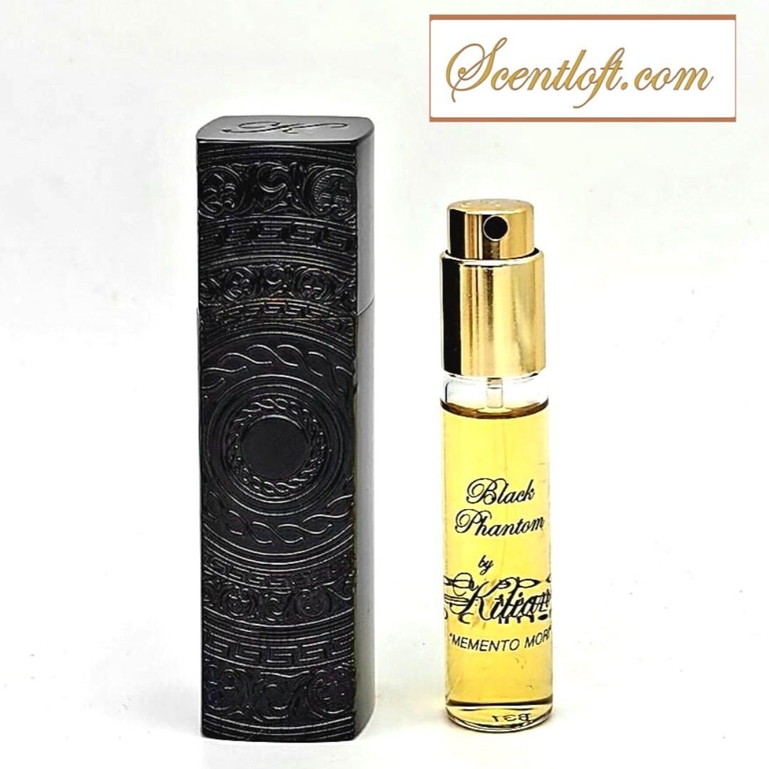 Kilian Black Phantom 7.5 ml Travel Atomizer with/without Black Case ...