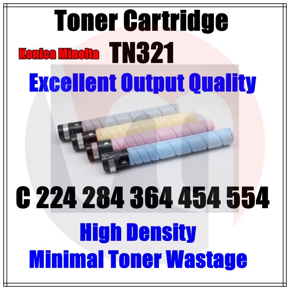 Konica Minolta Toner Cartridge TN321 C224 284 364 454 554, Computers   Tech, Printers, Scanners  Copiers on Carousell
