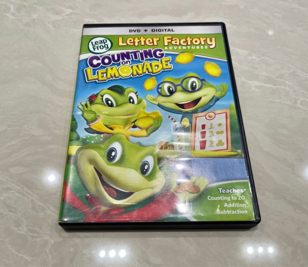 Leap Frog Letter Factory Adventures Counting On Lemonade Dvd Hobbies And Toys Music And Media 