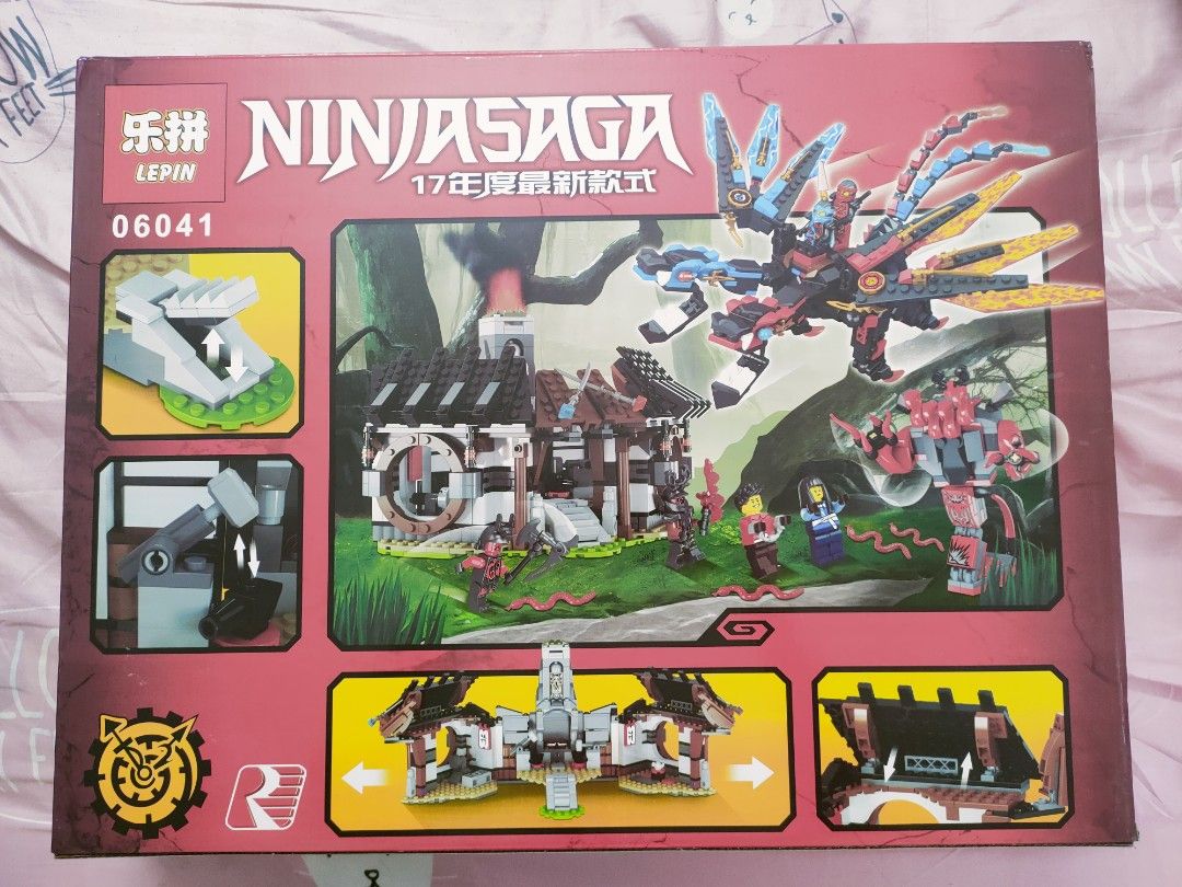 Lepin 06041 Dragon s Forge similar Lego 70627 Hobbies Toys