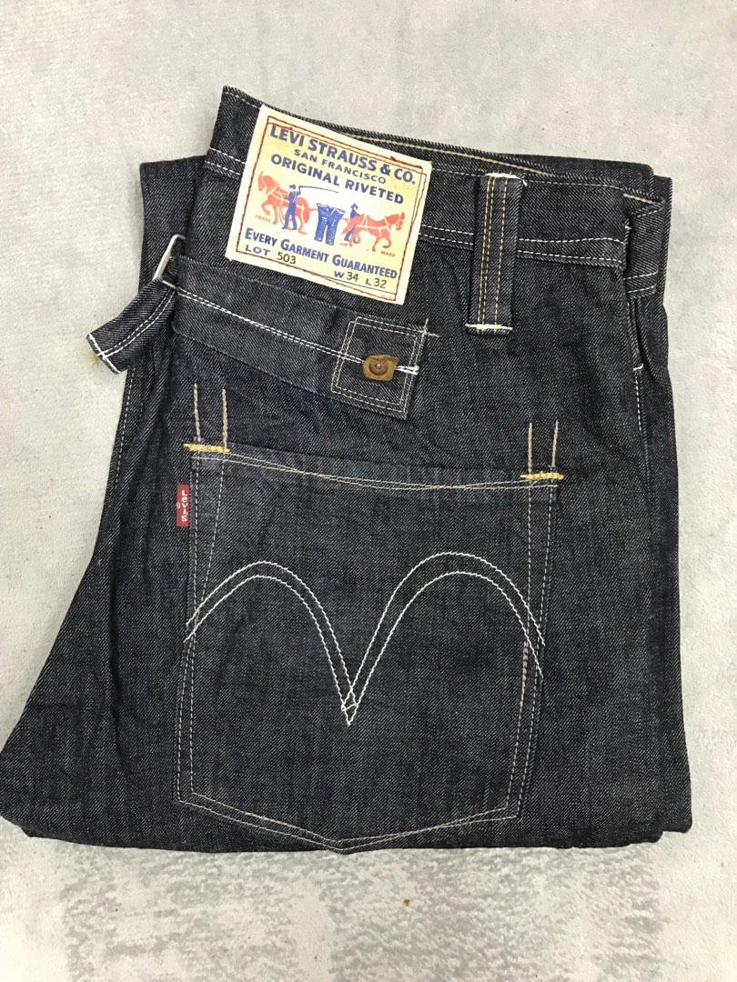 Levis 503 Buckle Back Capenter Jeans Men s Fashion Bottoms
