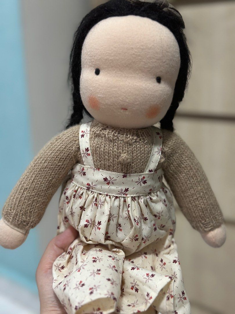 Littlekinstudio Waldorf inspired large girl doll, Hobbies & Toys ...