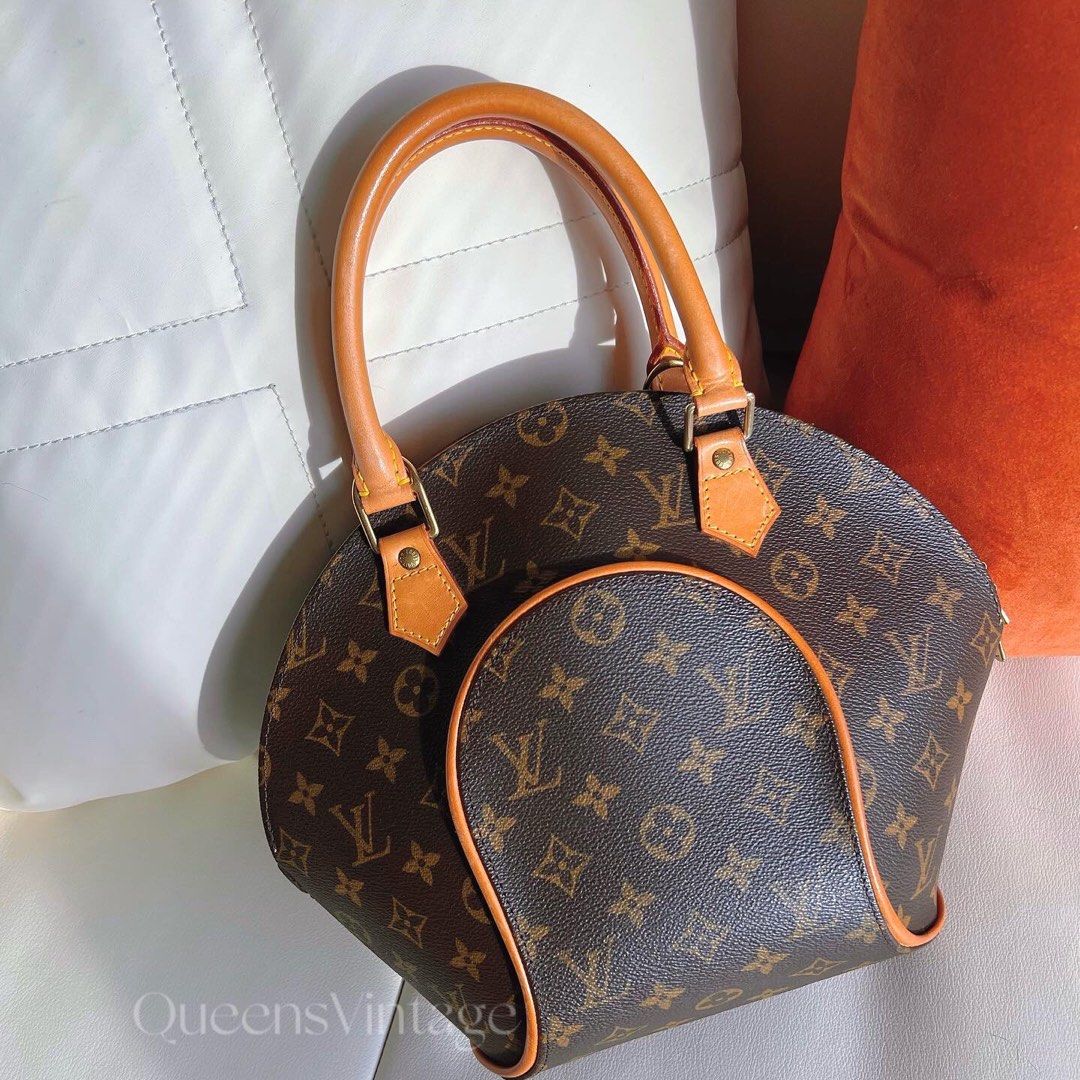 Louis Vuitton Monogram Ellipse PM M51127 Women's handbag Tophandlebag Brown  LV