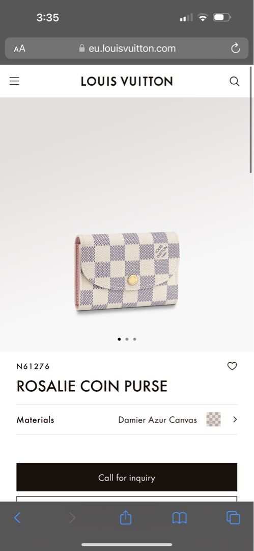 Louis Vuitton Rosalie Coin Purse • Cold Brew Vibes