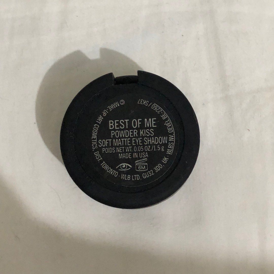 MAC Best of Me Single Eyeshadow (Powder Kiss), Beauty & Personal Care
