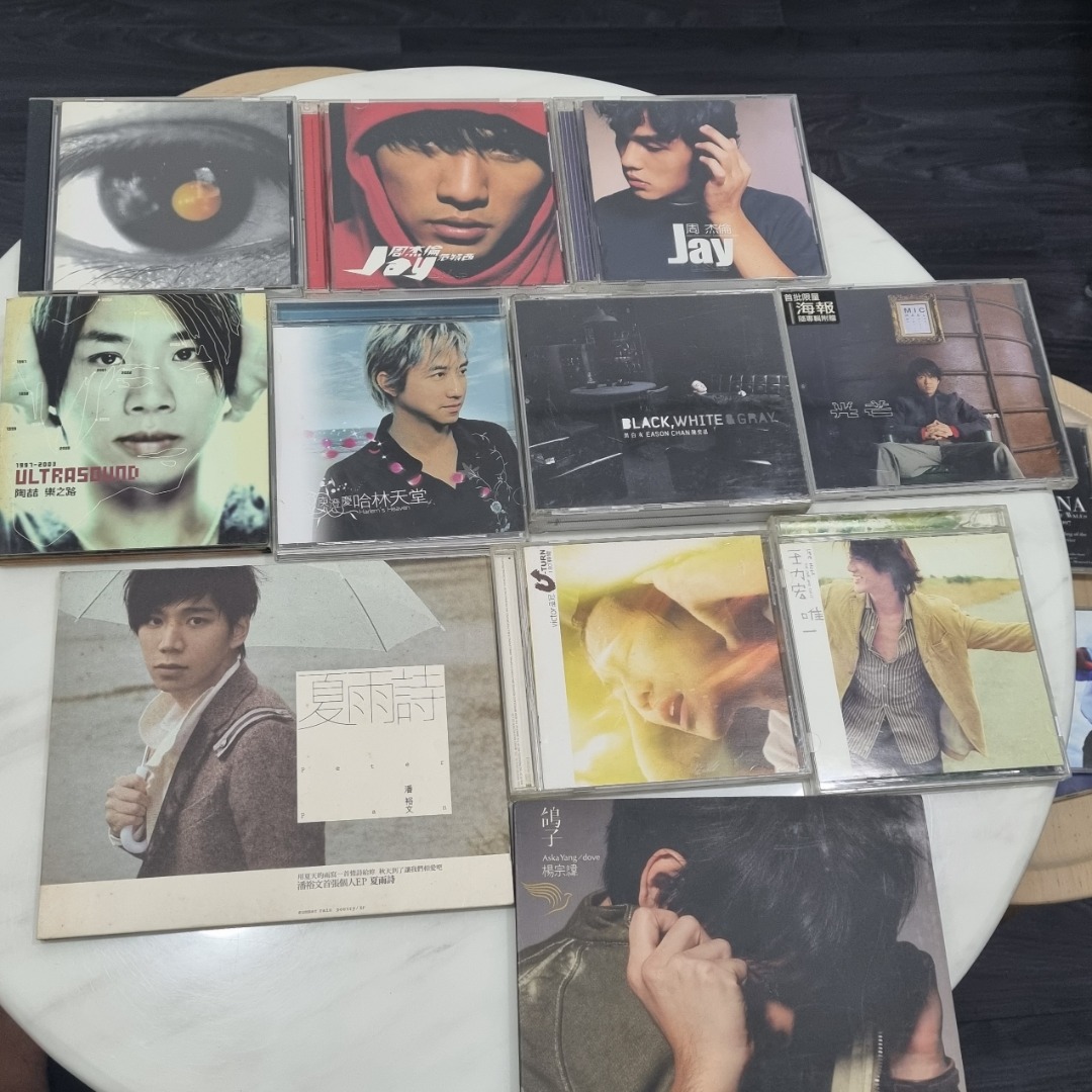 Male Pop CD (David Teo, Jay Chou, Harlem Yu, Micheal Wong, Peter Pan ...