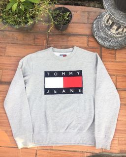 #MauHp VINTAGE TOMMY HILFIGER BIG FLAG CREWNECK