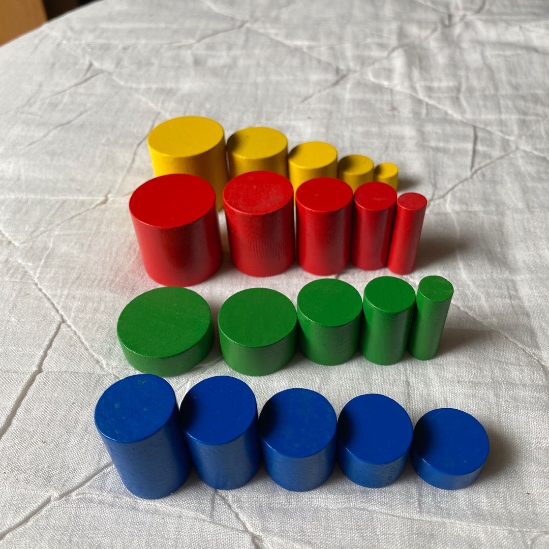 Montessori Knobless Cylinder, Hobbies & Toys, Toys & Games on Carousell