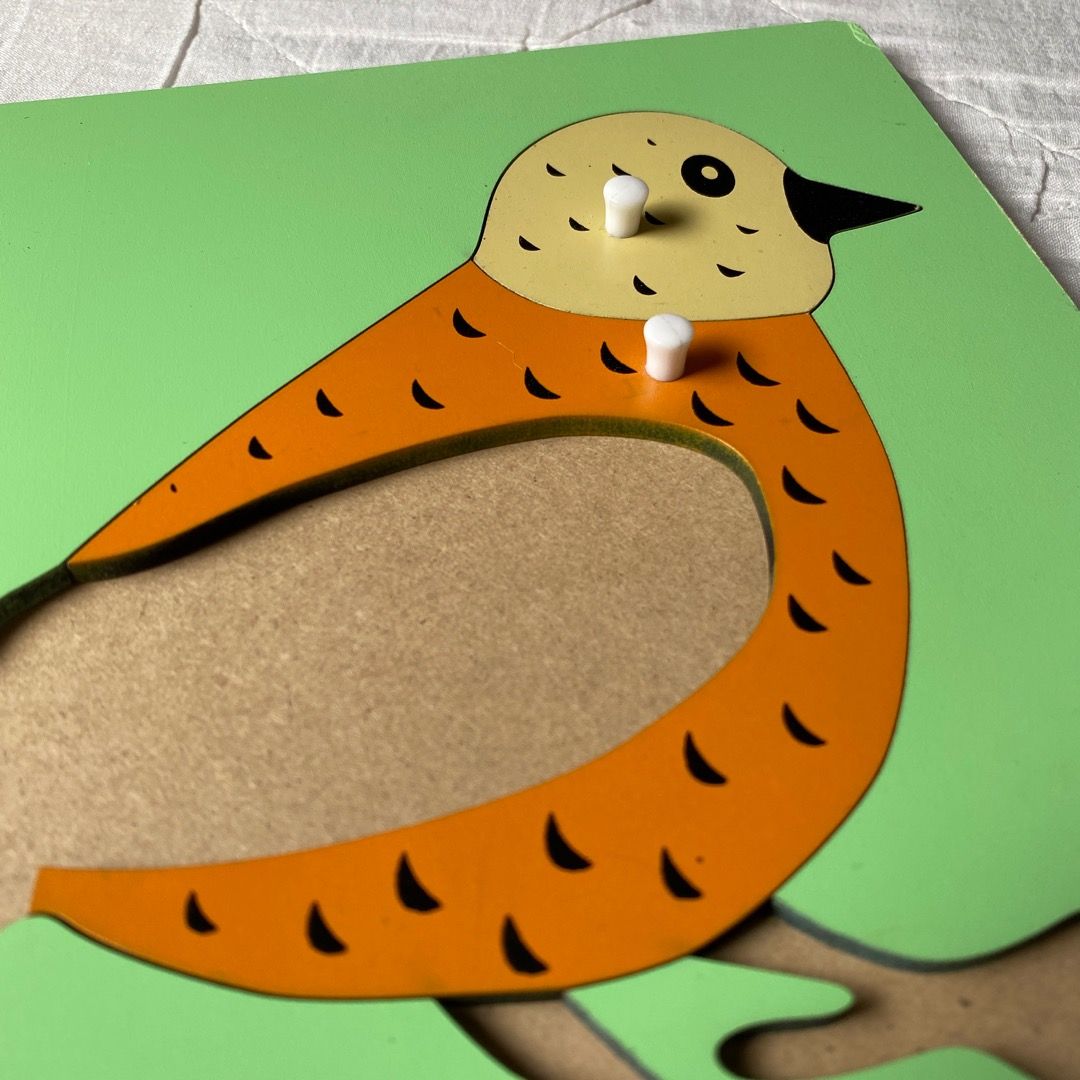 Montessori Wooden Bird Puzzle, Hobbies & Toys, Toys & Games on Carousell