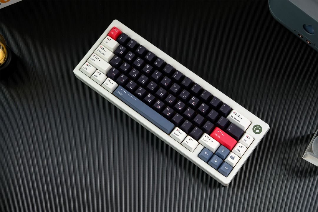[SG Local Stock] Morse Code Keycaps 134 Keys Cherry Profile PBT