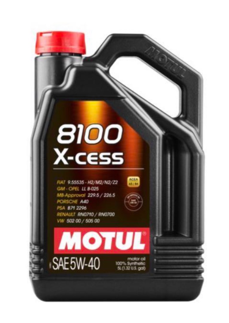 Olio Motore Motul 8100 X-CESS GEN2 5W40 – 2 Litri, Sintetico, ACEA A3/B4 - Foto 2