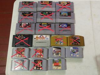 N64 and SNES Games