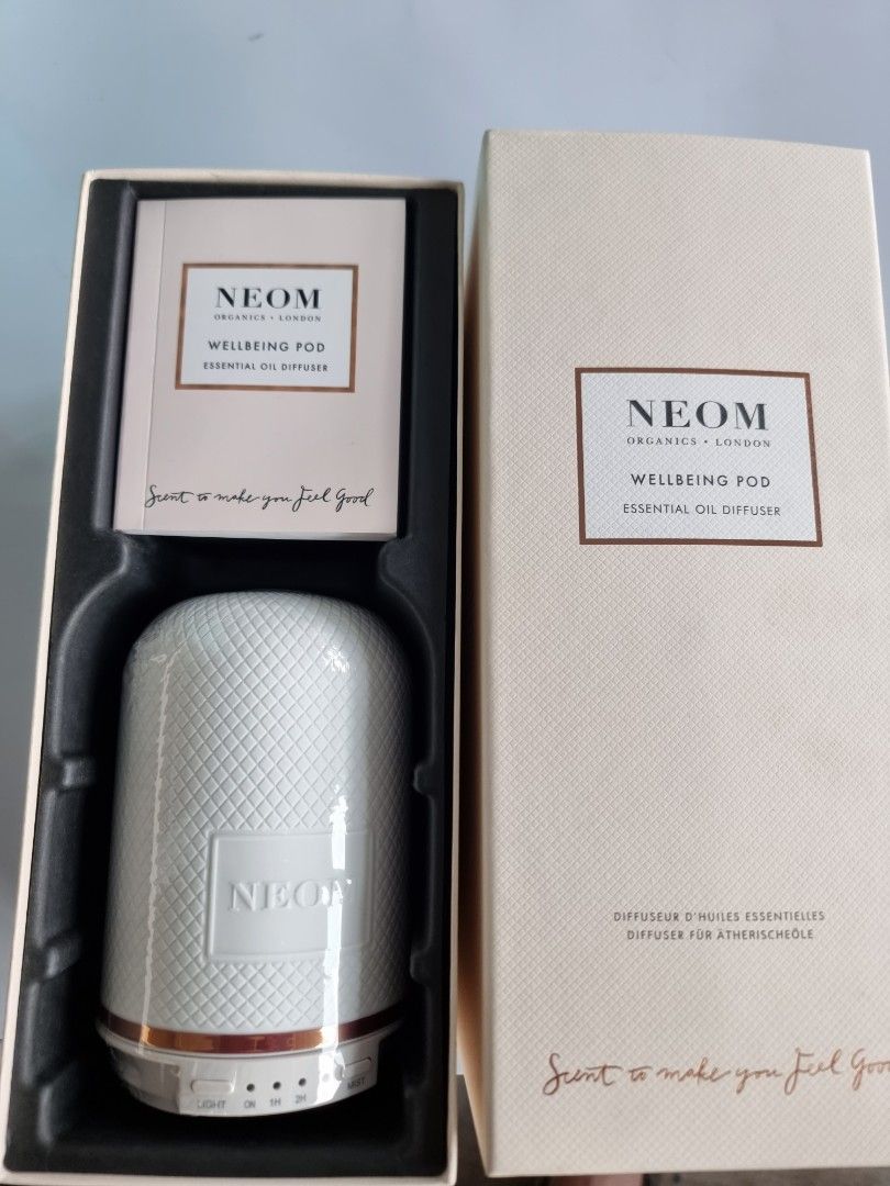 NEOM Wellbeing POD Essential Oil Diffuser, Furniture & Home Living