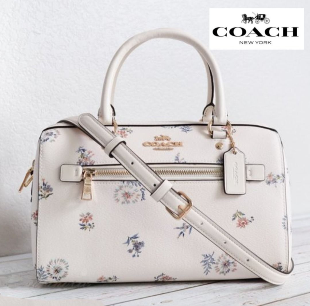Rowan satchel with dandelion floral hotsell print