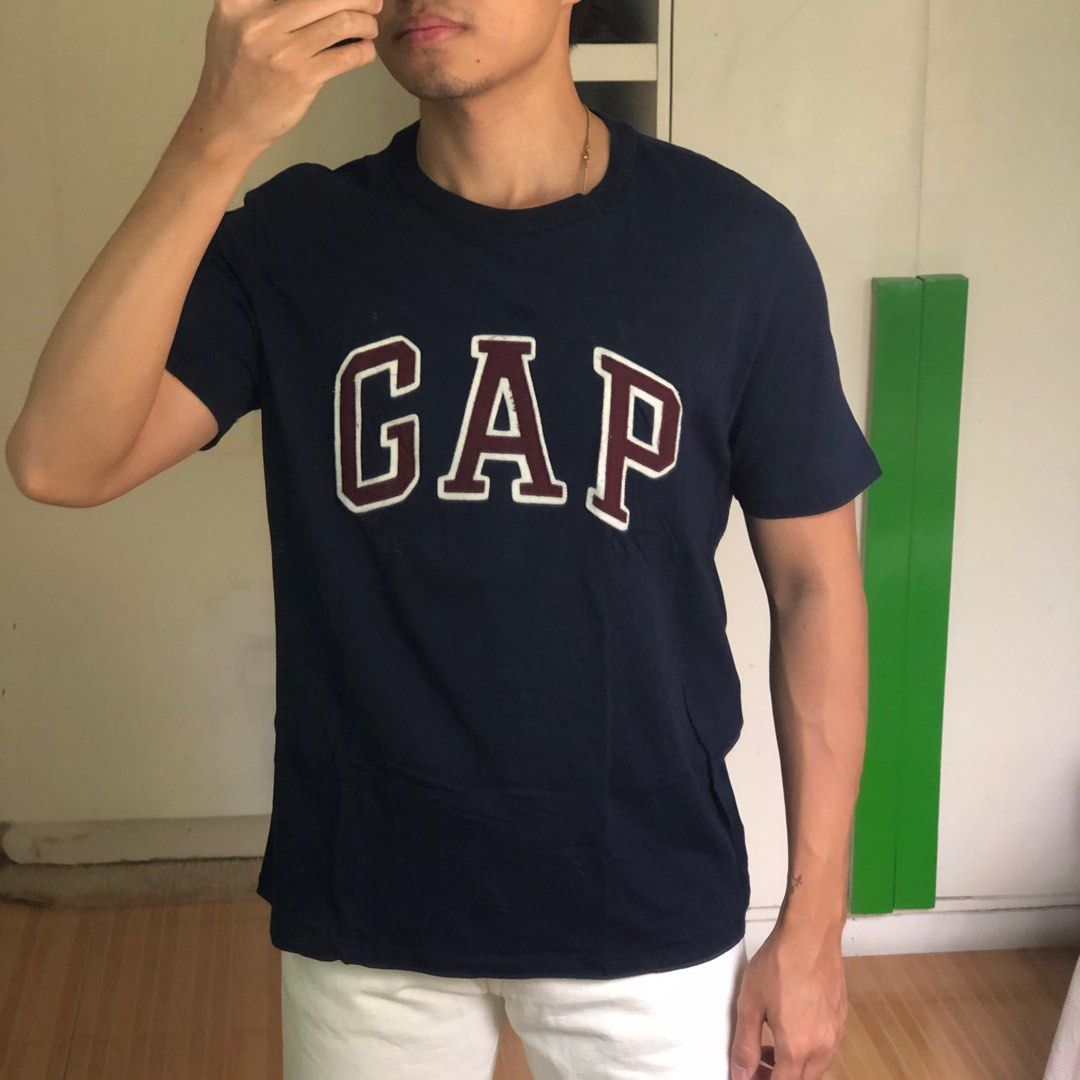 New GAP Shirt Basic Tee Original, Men's Fashion, Tops & Sets, Tshirts & Polo Shirts on Carousell