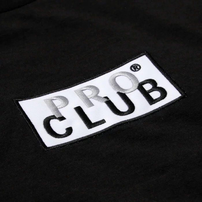 Pro Club Heavyweight Short Sleeve Embroidered Box Logo Tee