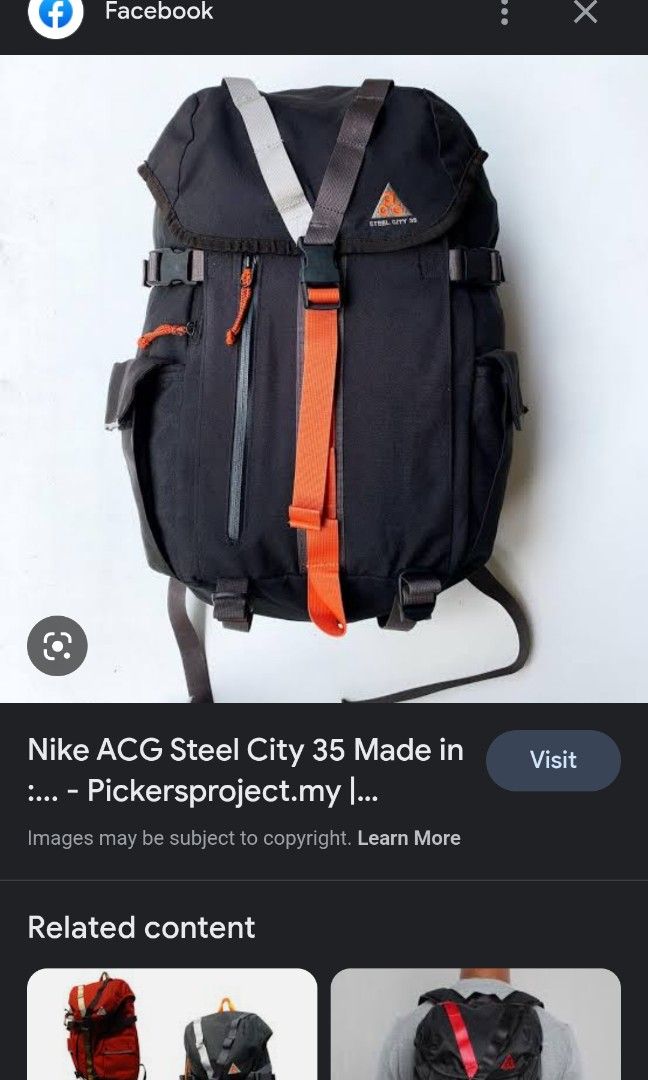 NIKE ACG STEEL CITY 35, Men's Fashion, Bags, Backpacks on Carousell