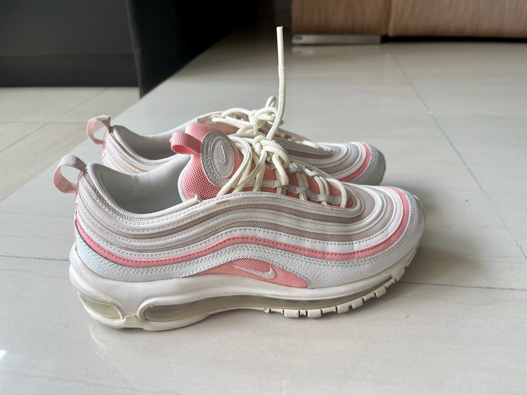Nike 97 sale grey and pink