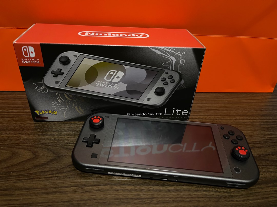 Nintendo switch lite Pokemon Edition, Video Gaming, Video Game Consoles