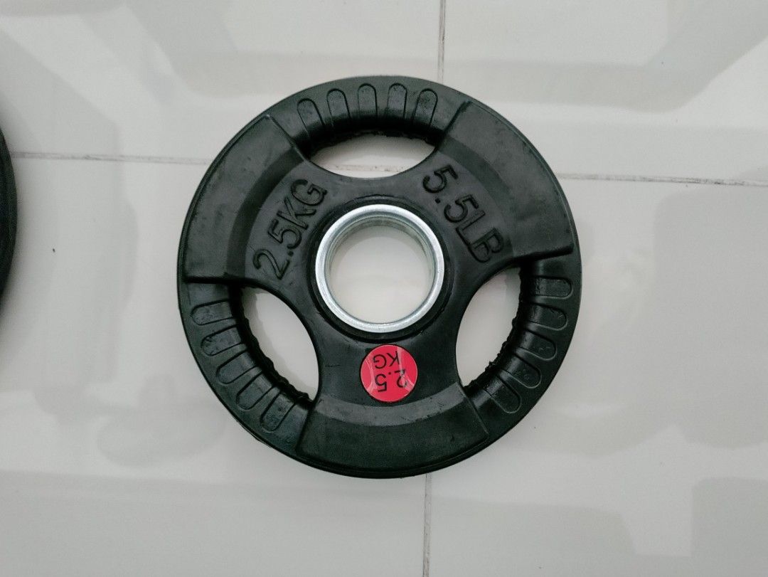 Olympic barbell with weights