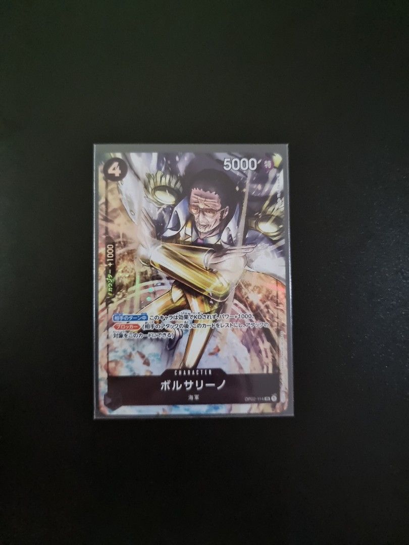One piece card tcg op02 Kizaru AA, Hobbies & Toys, Toys & Games on