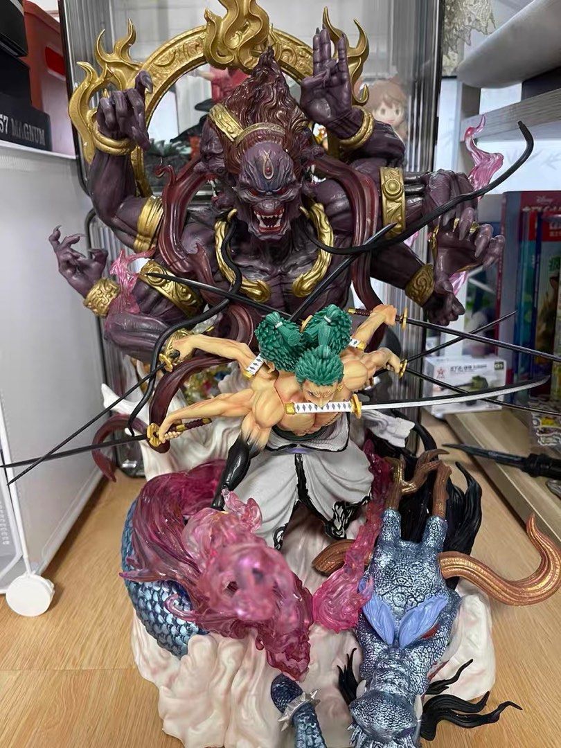 Bandai One Piece top decisive battle GK Qinglong Sauron hand-made model  modeling decoration Roroya statue collection toy gift