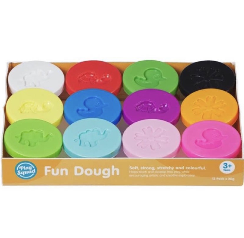 Original Play Squad Fun Dough (12pcs) Imported from Australia, Hobbies