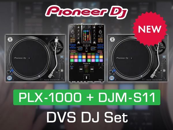 Pioneer 先鋒PLX-1000 黑膠唱片機+ DJM-S11 混音台DJ Set 旗艦級搓盤