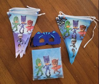 PJ mask/ car birthday party deco