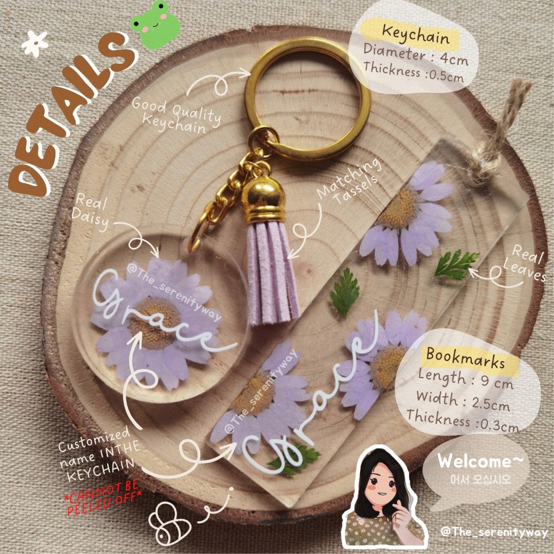 Daisy keyring clearance