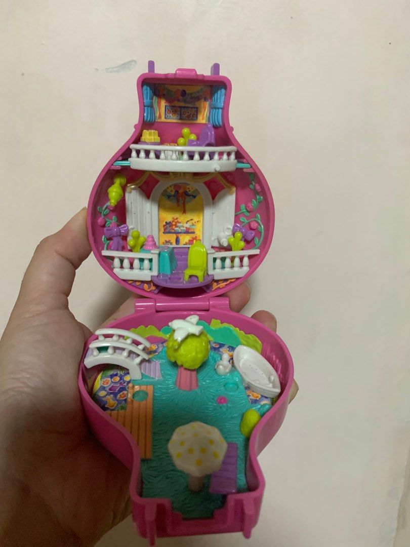Polly Pocket Up Up and Away (Category: Kids Toys) located in Manila. Submitted by mysweetcorner (Listing ID 1194689543, Image 2). Description: Complete and in very good condition 💜Boat moves and umbrella rotates 💜Complete dolls and parts Price: 2500 MOP: Gcash or BDO Shipping: Grab or LBC Cross posted.