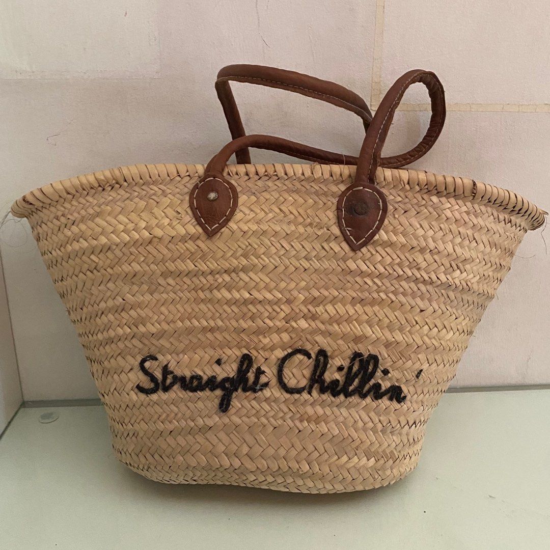 Poolside straw bags sales