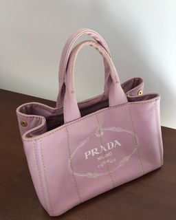 Prada Canvas Big Bag, Luxury, Bags & Wallets on Carousell