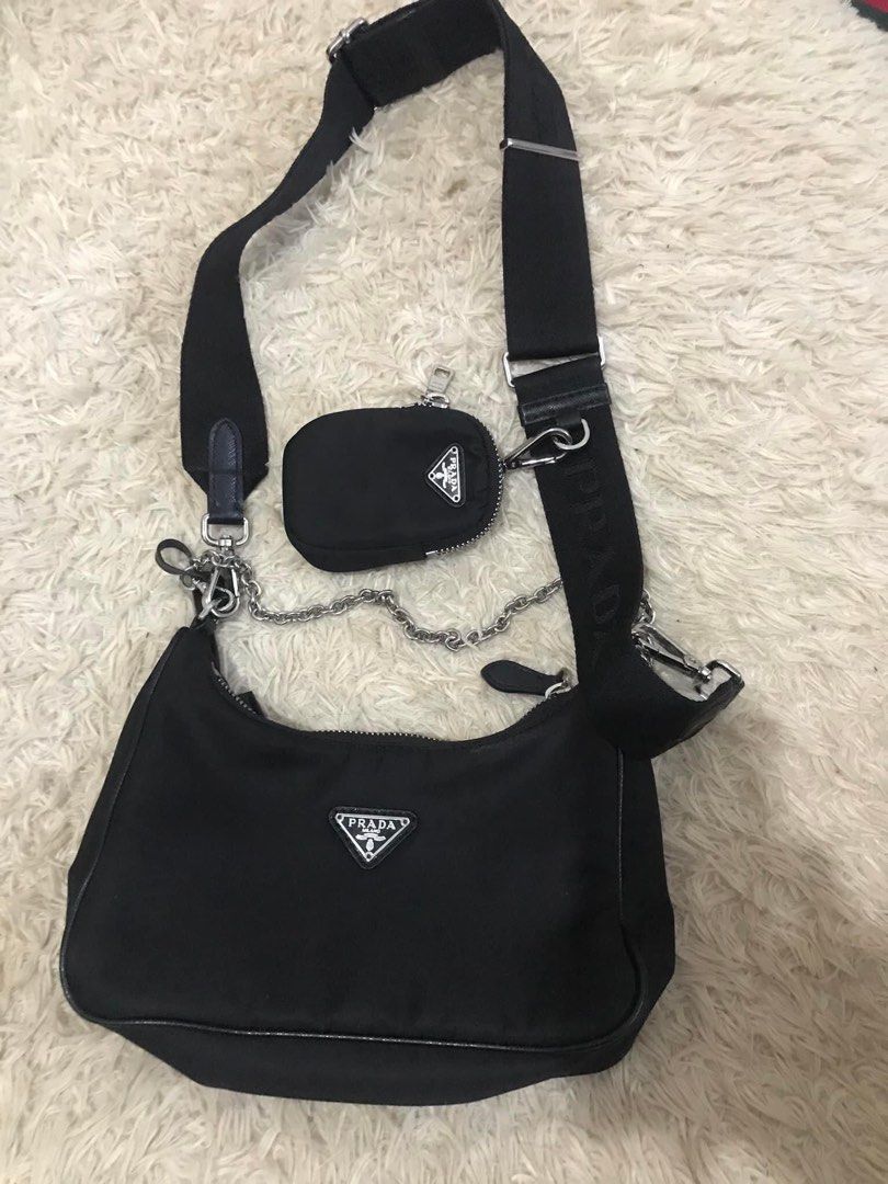 Prada Sling Bag re edition 2005, Barang Mewah, Tas Dompet di