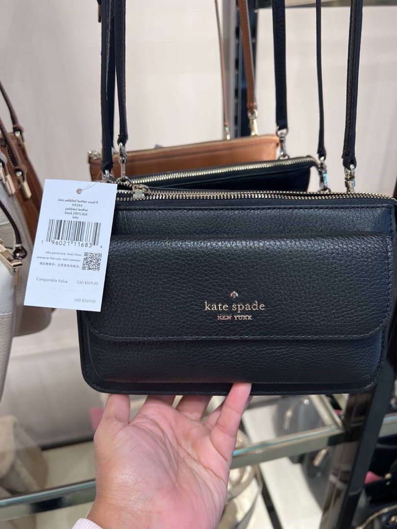 PREORDER) KATE SPADE LEILA PEBBLED LEATHER SM FLAP, Women's Fashion, Bags &  Wallets, Cross-body Bags on Carousell