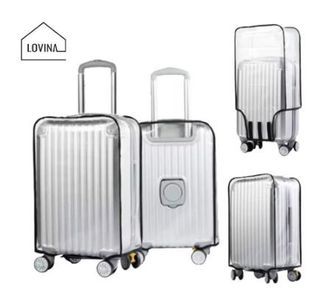 24 Inches V-shaped Luggage Cover For Travel Suitcase, Elasticity Protective  Case, Dustproof, Easy To Recognize At Airport