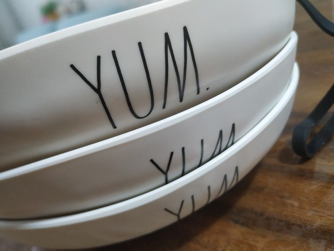 Set De 4 Assiettes Pique-nique Rae Dunn Summertime - Mélamine - Intérieur/Extérieur