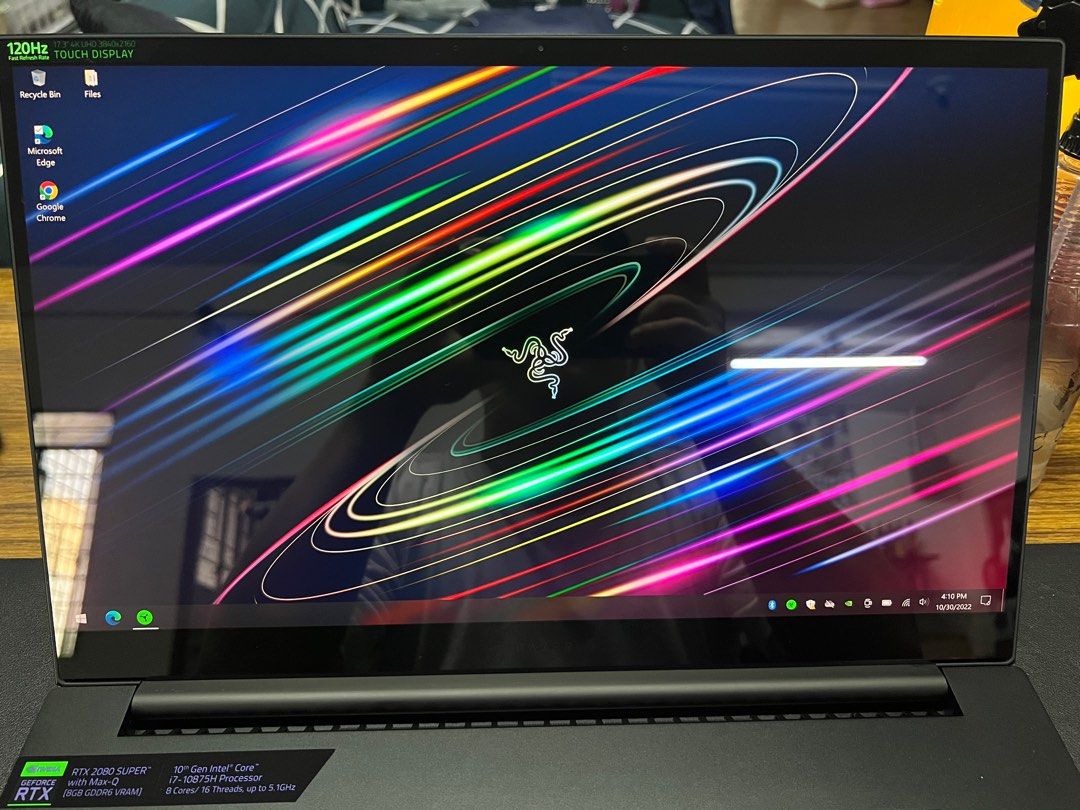 Razer Blade Pro 17 2021 (Category: Laptops & Notebooks) located in Manila. Submitted by denvercloud (Listing ID 1194675109, Image 2). Description: i7-10875H RTX 2080 Super 16GB Ram 1TB SSD 120hz 4K Reso Monitor.