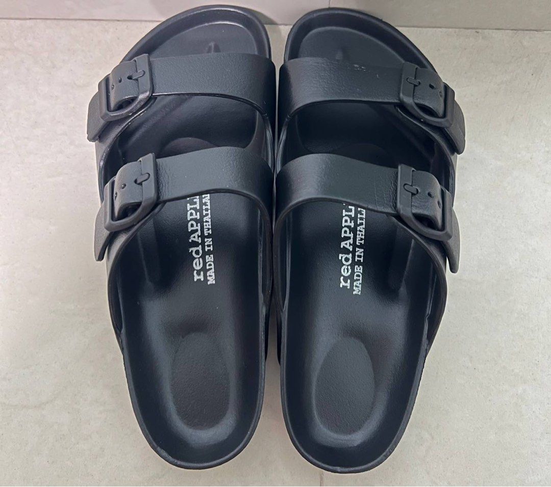 Red best sale apple slipper