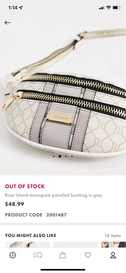River island white bum bag new arrivals
