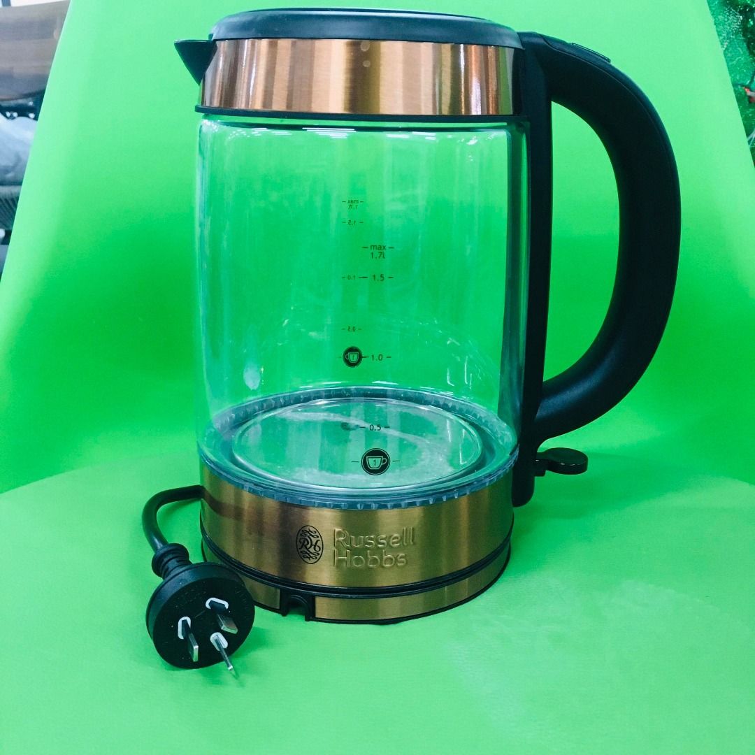 Russell Hobbs Brooklyn Glass Kettle, TV & Home Appliances, Kitchen