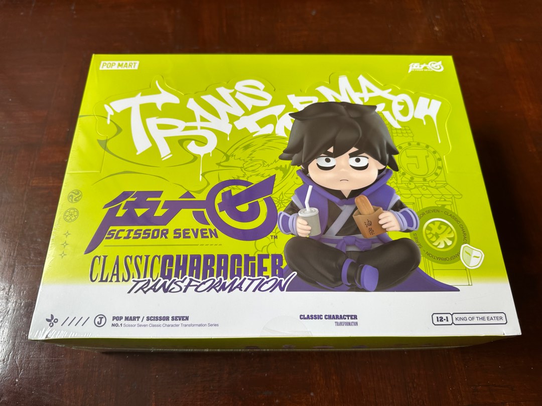 Scissor Seven x Pop Mart Classic Character Transformation Box Set of 12