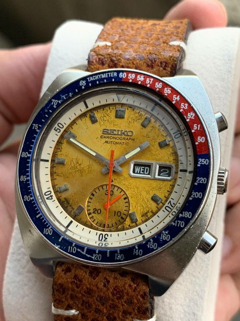 Seiko chronograph pepsi hot sale