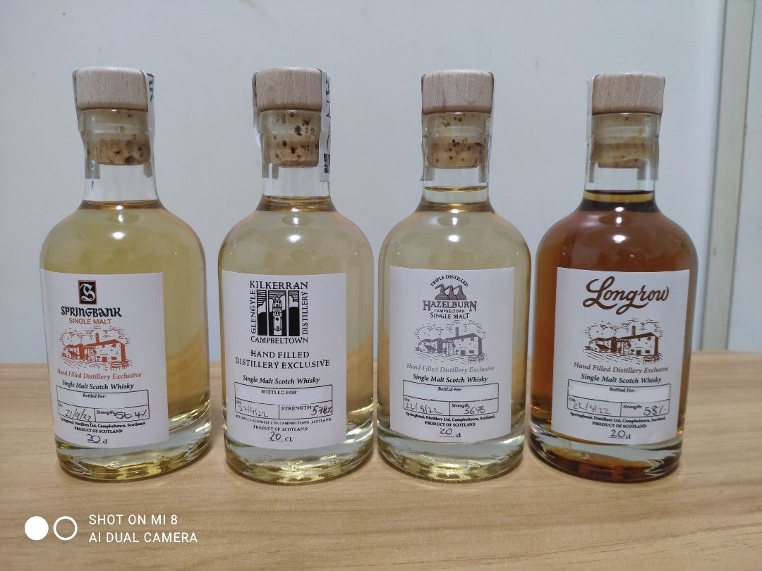 Springbank + Hazelburn + Longrow + Kilkerran (Hand-Filled