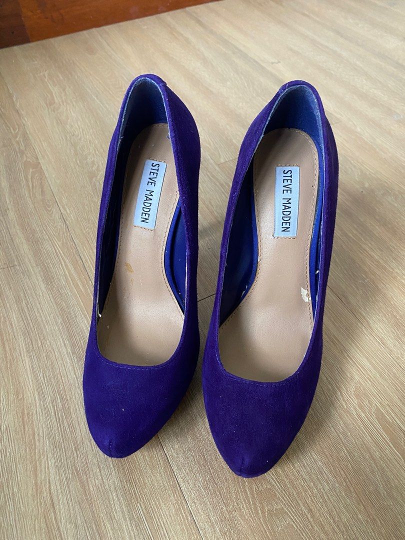 Steve Madden Blue Pumps Heels Women s Fashion Footwear Heels on