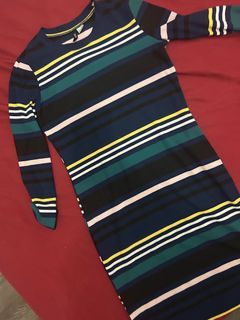 H&M Divided Striped Bodycon Dress
