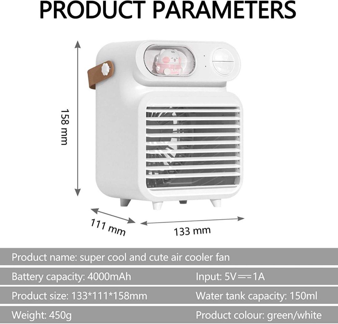 Super Cool and Cute Air Cooler Fan, TV & Home Appliances, Air ...